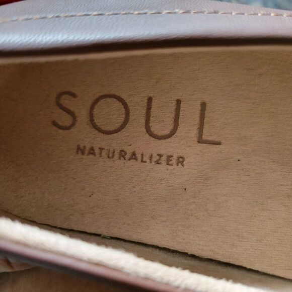Soul Naturalizer Womens Brown Leather Loafers Size 8W - Picture 9 of 10